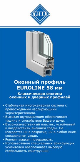 ОкнаВека-гкв EUROLINE 58